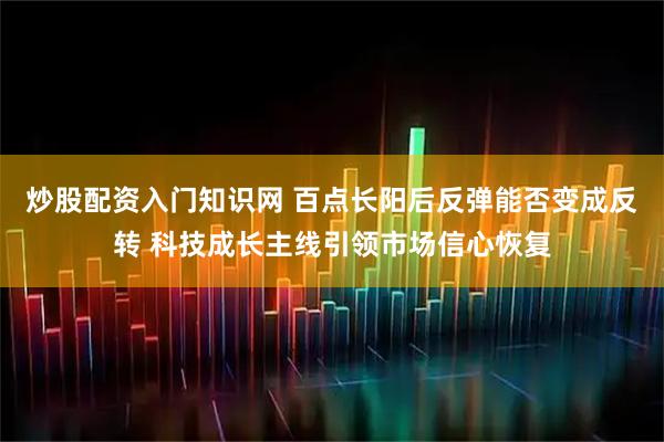 炒股配资入门知识网 百点长阳后反弹能否变成反转 科技成长主线引领市场信心恢复
